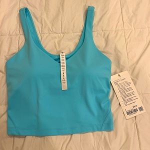 NWT Lululemon align tank cyan blue 6